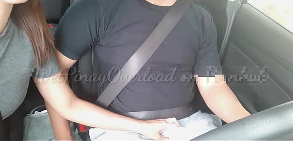  Blowjob While Driving And We Sex Inside Car - Almost Got Caught